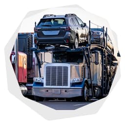 Car shipping icon